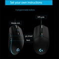 thumbnail image 4 of Logitech G102 Gaming Wired Mouse 200-8000dpi 6 Button Optical Mouse Compatible For Windows 7 black, 4 of 4
