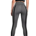 thumbnail image 4 of Tbopshirt Yoga Leggings for Women,Fashion Color Contrast Naked High Waist Hip Lifting Pocket Splicing Sports Fitness Yoga Pants,S-XL, 4 of 4