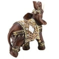 thumbnail image 3 of MGAXYFF Lucky Feng Shui 6” Elephant Wood Grain Decorative Figurine, 3 of 8