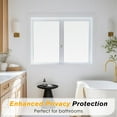 thumbnail image 4 of Pigo Window Privacy Film, Non-Adhesive Frosted Glass Window Film for Bathroom, Static Cling Heat Blocking Stickers for Home Indoor Opaque Frosting Coverings House Tint, 35.4" x 78.7", 4 of 10