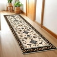 thumbnail image 3 of Boho Runner Rug, 2*6 ft Runner Rug Non Slip Washable, Kitchen Runner Rug, Bathroom Runner Rug, Hallway Runner Rug, Entryway Runner Rug, Floral Runner Rug for Entryway Indoor, 3 of 7