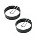 thumbnail image 5 of Molde para tortillas de acero inoxidable | Moldes antiadherentes para panqueques y huevos con asa | Anillos circulares de 18 cm para un desayuno perfecto, 5 of 5