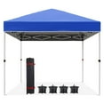 thumbnail image 2 of M optimized 10x10 ft Canopy Tent, Portable Outdoor Pop Up Commercial Canopy Tent with Wheeled Bag, Height Adjustable Straight Legs, Waterproof and UV Protection, 2 of 7