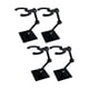 thumbnail image 4 of Soporte para figuras de muñecas, 4 unidades, ángulo ajustable, base resistente para modelos 4 piezas negro 4x4 cm, 4 of 8