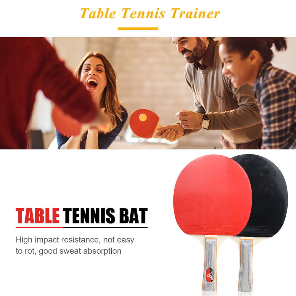4x NEW 2 PLAYER TABLE TENNIS PING PONG SET INCLUDES 3 BALLS ADULTS KIDS GAME UK 