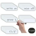 thumbnail image 2 of Holzlrgus Dry Erase Magnetic Labels (1x3",Pack of 60),Write On Magnets Sticker,Real Waterproof/Reusable for Classroom&Office&Cabinet&whiteboard&Fridge&More (White), 2 of 6
