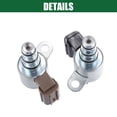 thumbnail image 7 of Unique Bargains Transmission Shift Control Solenoid for Honda Accord 1998-2007 Plastic Metal 28400-P6H-013 Black 2 Pcs, 7 of 7