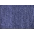 thumbnail image 1 of Ahgly Company Indoor Rectangle Abstract Blue Modern Area Rugs, 2' x 5', 1 of 4