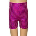 thumbnail image 2 of TOOYOU Boys Shorts Sequin Children Dance Pants Practice Shorts Attend Shows And Events Size 4-5 Years , Hot Pink, 2 of 4
