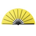 thumbnail image 2 of Joernso Folding Fan Pure Color Strong Fan Bone Lightweight Retro Style Kung Fu Fan Tai Chi Fan Chinese Dance Fan Party Decoration Fan, 2 of 8