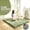 A-Green, variant on 1PC 3 Inch Foldable Soft Mattress Pad, Polyester Floor Bedding, Japanese Mat for Bedroom Study Living Room