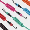 thumbnail image 5 of VIVAGLORY Dog Leash, Heavy Duty Rope Lead with Padded Handle, Reflective, Medium & Large, Black, 6 ft, 5 of 6