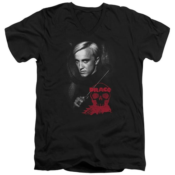 Harry Potter - Draco Portrait - Slim Fit V Neck Shirt - XX-Large