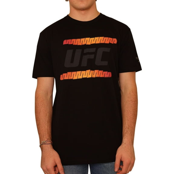 Reebok Mens UFC ZIG Graphic T-Shirt, Black, X-Large
