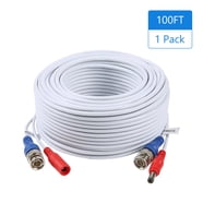 Night Owl 100 ft. In-Wall Rated Video/Power/Audio Extension Cable with ...