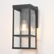 thumbnail image 5 of Aplique de Pared Exterior GLOBE Electric 44802 de 1 Luz en Negro Mate, 5 of 8