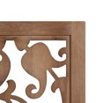 thumbnail image 3 of Kate and Laurel Lynnea Wooden Floral Art Plaque Set, 12 x 24, Natural Wood, Two-Piece Wood Natural Art Set, 3 of 7