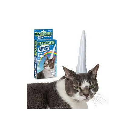 Inflatable Cat Unicorn Horn by Accoutrements - 12364