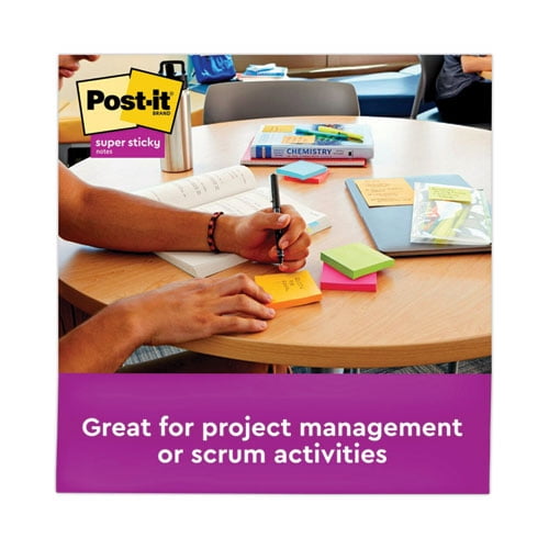 Pads in Energy Boost Collection Colors, 3" x 3", 90 Sheets/Pad, 12 Pads/Pack | Bundle of 2 Packs
