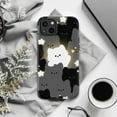 thumbnail image 6 of Glow in the Dark Cat Phone Case, Kawaii Starry Night Kitten Design Protective Cover for iPhone 16 15 14 13 12 11 Pro Max Mini Plus, 6 of 6