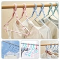 thumbnail image 2 of Windproof Clothes Hanger Multipurpose Plastic Hangers Spiral Rack Pants Heavy 5 Pcs, 2 of 6