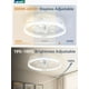 thumbnail image 3 of Ventilador de techo LEDIARY de 20 pulgadas con luz regulable y control remoto de 6 velocidades, 3 of 8