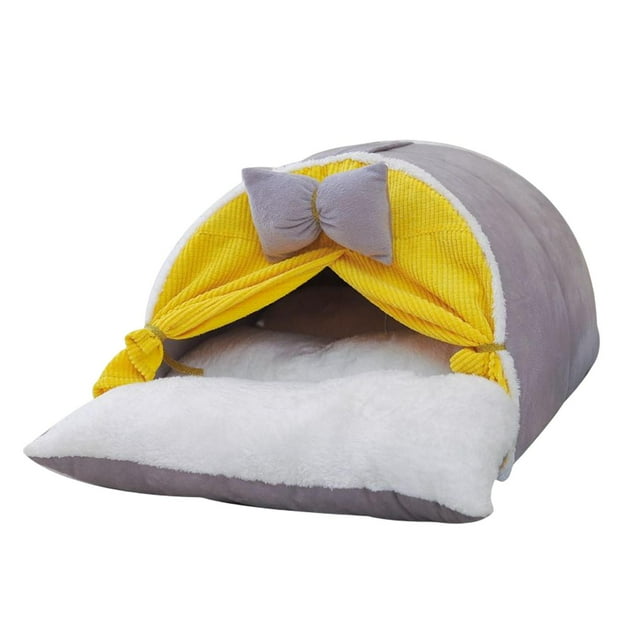 Cama para dormir para gatos, casa para perros, perrera para cachorros de invierno, cueva suave para s, suministros para mascotas 70cmx52cmx40cm Zulema Cama para gatos