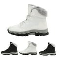 thumbnail image 6 of Oyedens Snow Boots for Women Waterproof Non Slip Lined Winter Warm Mid Calf Ski Combat Boots, 6 of 8