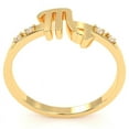 thumbnail image 3 of Scorpio Zodiac Sign Diamond Ring In Solid 14k Yellow Gold, 3 of 6