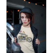 Thunderbolt Motorcycle Co. T-Shirt Women -BSA Designs, Female Large