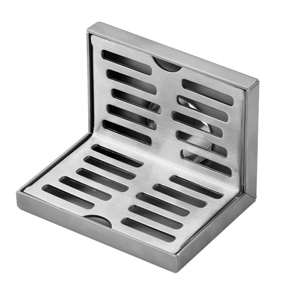 Side Drain, Corrosion Resistance Fast Smoothing Drainage Shower Drain for Bathroom for 50mm Pipe,4 Inch for 75mm Pipe,5 Inch for 110mm Pipe,for 50mm Pipe with Sealing ,4 Inch