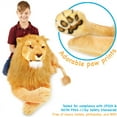 thumbnail image 5 of Lasodo the Lion | 39 Inch (Excluding The Tail!) Big Stuffed Animal Plush Cat | Shipping from Texas | By TigerHart Toys, 5 of 7