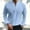 Blue, variant on SDNall Shirts for Men, Mens Shirts Casual, Men Shirts Fashion, Men Fashion Casual Long Sleeve Solid Pullover Neck V-Neck Blouse Shirt, Sleeves for Men, Long Shirts for Men