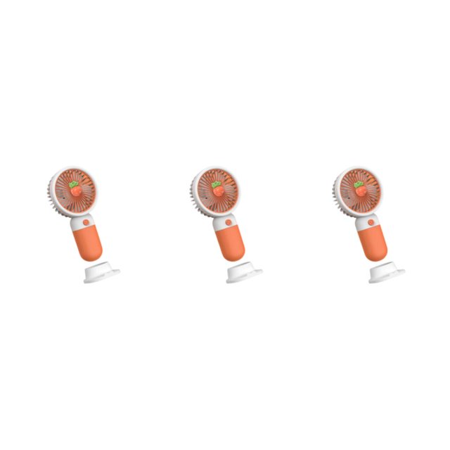 Injueey Ventilador portátil de mano 1 Velocidad ajustable USB Verano Enfriador personal Viaje Trabajo Oficina Dispositivo de enfriamiento con Type3 NO3