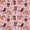 Pink, variant on Homewish Funny Dachshund Animal Twin Quilt Set,Pretty Hibiscus Flower Twin Coverlet Set,Ocean Wave Decor,2 Pieces