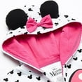 thumbnail image 6 of Disney Girls' Minnie Hoodie with Bow and Ears- Toddler, Little and Big Girl, 5T, 6 of 6