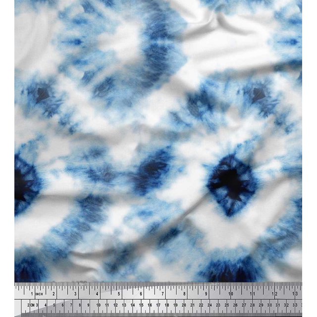 Soimoi Rayon Fabric Tie & Dye Panel Fabric Prints By Yard 56 Inch Wide