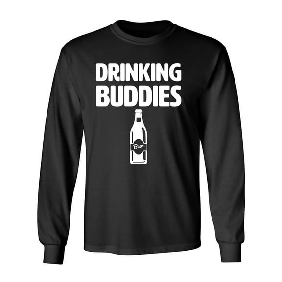 Drinking Buddies Adult Long Sleeve T-shirt