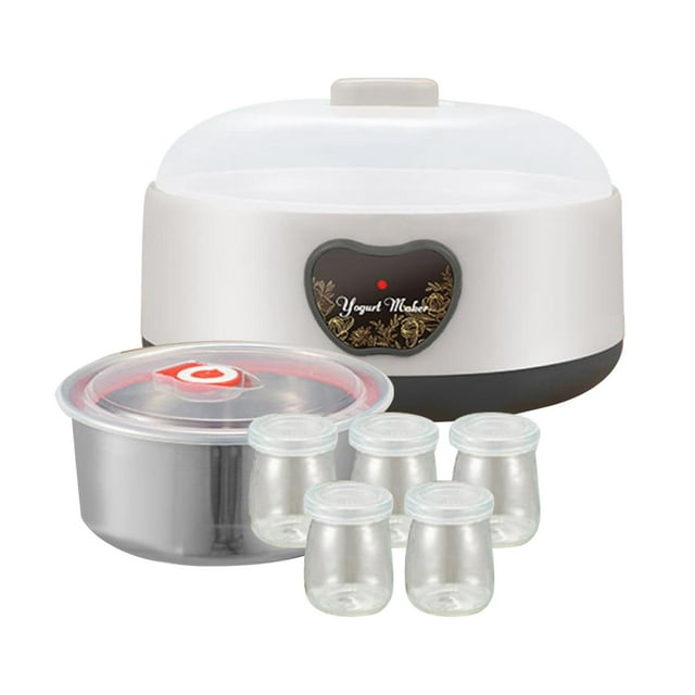 simhoa Home Yogurt Maker Multifunctional Natto Maker Low Noise Constant Temperature Control Household Electric Yogurt Machine 1.2L B
