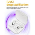 thumbnail image 4 of Translator Earbuds, 14 Voice Options 144 Languages 4 Translation Modes Ear Hook Design Language Translator Earbuds  for Studying Black,White, 4 of 7