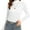 White, variant on Women Long Sleeve Slim Fitted Based Layer Lightweight Active Shirt Pullover Tops