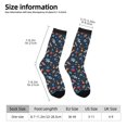 thumbnail image 2 of JUNZAN Spaceships And Stars In Outer Space Mens Funny Socks for Men Women Colorful Fun Novelty Crew Patterned Socks, 2 of 6