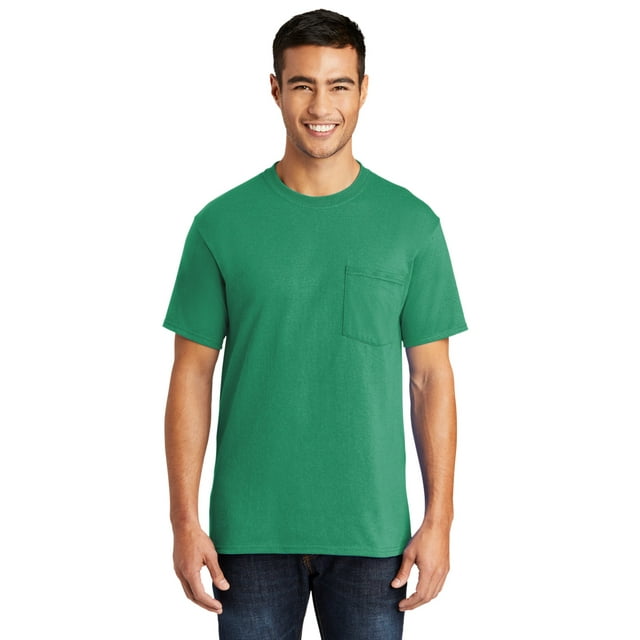 Port & Company Men's Core Blend Pocket T-Shirt PC55P