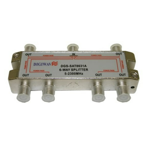Digiwave Séparateur 6 Voies pour 5 à 2300 Mhz