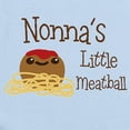 thumbnail image 2 of CafePress - Nonna's Little Meatball Body Suit - Baby Light Bodysuit, Size Newborn - 24 Months, 2 of 4