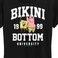 thumbnail image 3 of SpongeBob SquarePants - Bikini Bottom University - Women's Short Sleeve Graphic T-Shirt, 3 of 6