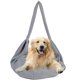 thumbnail image 5 of Bolso de mano para gato/perro, cabestrillo para perro con un hombro y soporte para bolso de mano para mascota de gato, gris, 5 of 5