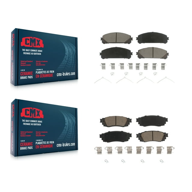 CMX Front Rear Ceramic Brake Pads Kit for Car Lexus RX350 RX450h RX350L RX450hL KCX-100386