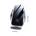thumbnail image 3 of Byikun X5 Chargeur Sans Fil - Support de Téléphone à Charge Rapide 15W pour Voitures, avec Détection Intelligente et Multi-Protection pour Appareils Android et iOS, Supporte les Téléphones de 5-7 Pouces, 3 of 8