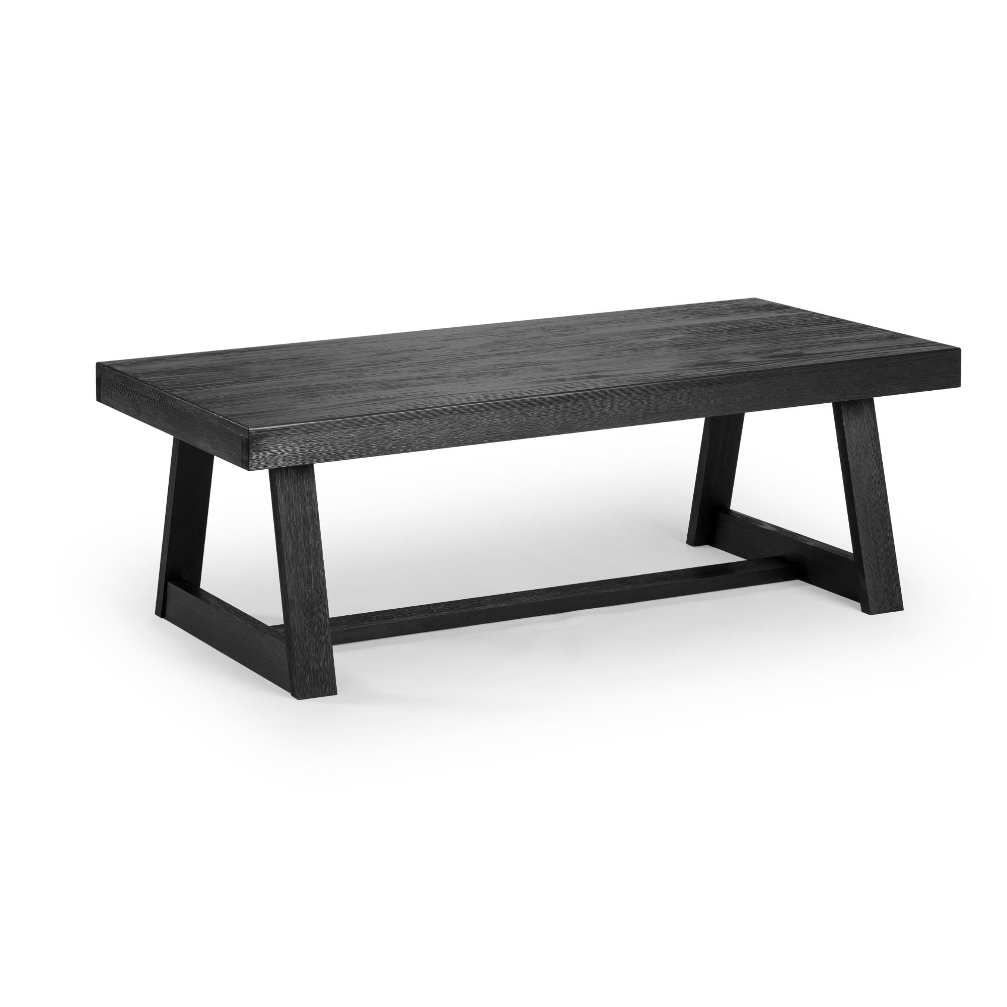 Plank+Beam Farmhouse Coffee Table, 48" Solid Wood Tables for Living Room, Rectangular Center Table